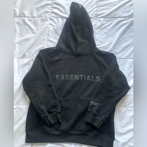 Black Essentials Hoodie